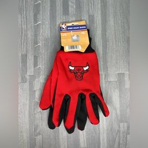 NBA Chicago Bulls Sports Utility Gloves | Officially Licensed Grip-Enhanced New